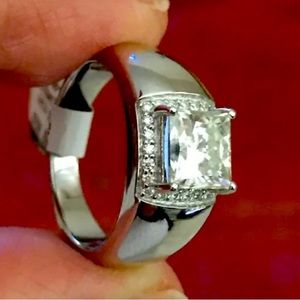 Moissanite Diamond Ring size 10